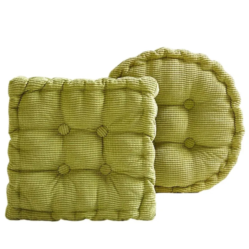 Floor Pillow Cushion Square Round Tatami Large Meditation Chair Cushions Thick Square Seat Pad Velvet Tufted Seating Pouf 방석