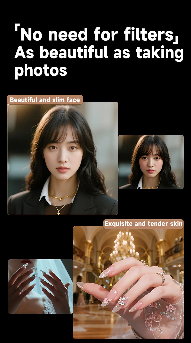 LED Selfie Fill Light for Magsafe Phone Adjustable Brightness Magsafe-Compatible Smartphone Vlog Photography Video Accessory