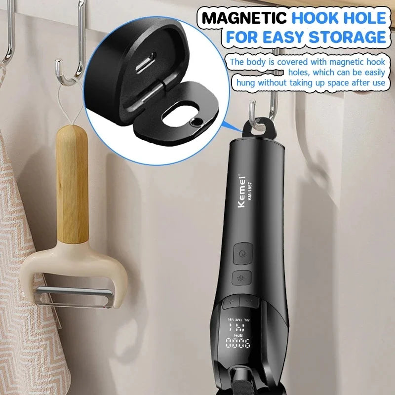 kemei 1857 professional pet dog grooming clipper electric rechargeable cat hair shaver dog hair trimmer 10W animal hair clipper