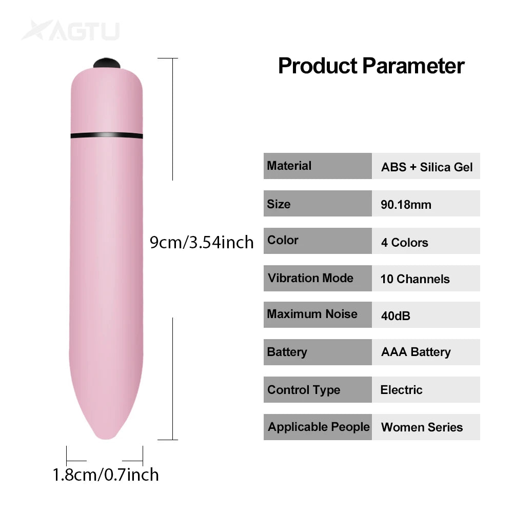 Mini Bullet Vibrator for Women Masturbation G Spot Clitoris Anal Vibration Stimulator for Women Massager Adult Sex Toys