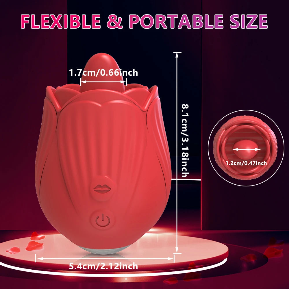 Tongue Licking Clit Vibrator for Women Swing Wiggle Clitoris Nipples Stimulator Female Masturbator Adult Goods Sex Toy for Women