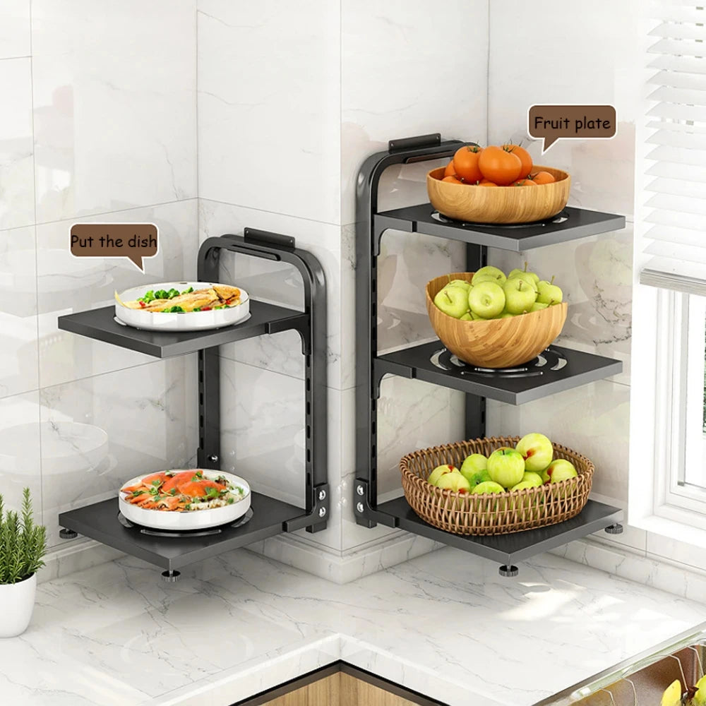 Sink Layered Pot Rack Free Layering Kitchen Pans Organizer Rustproof Snap-On Stainless Adjustable Pot Storage Rack Under Cabinet