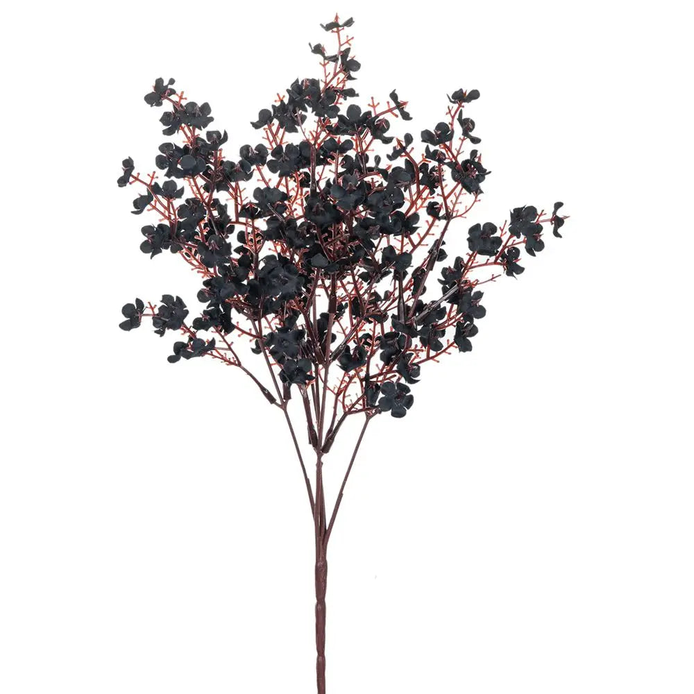 Artificial Flower Silk Gypsophila Peach Home Room Table Outdoor Garden Wedding Bridal Bouquet Festival Party DIY Gift Decoration