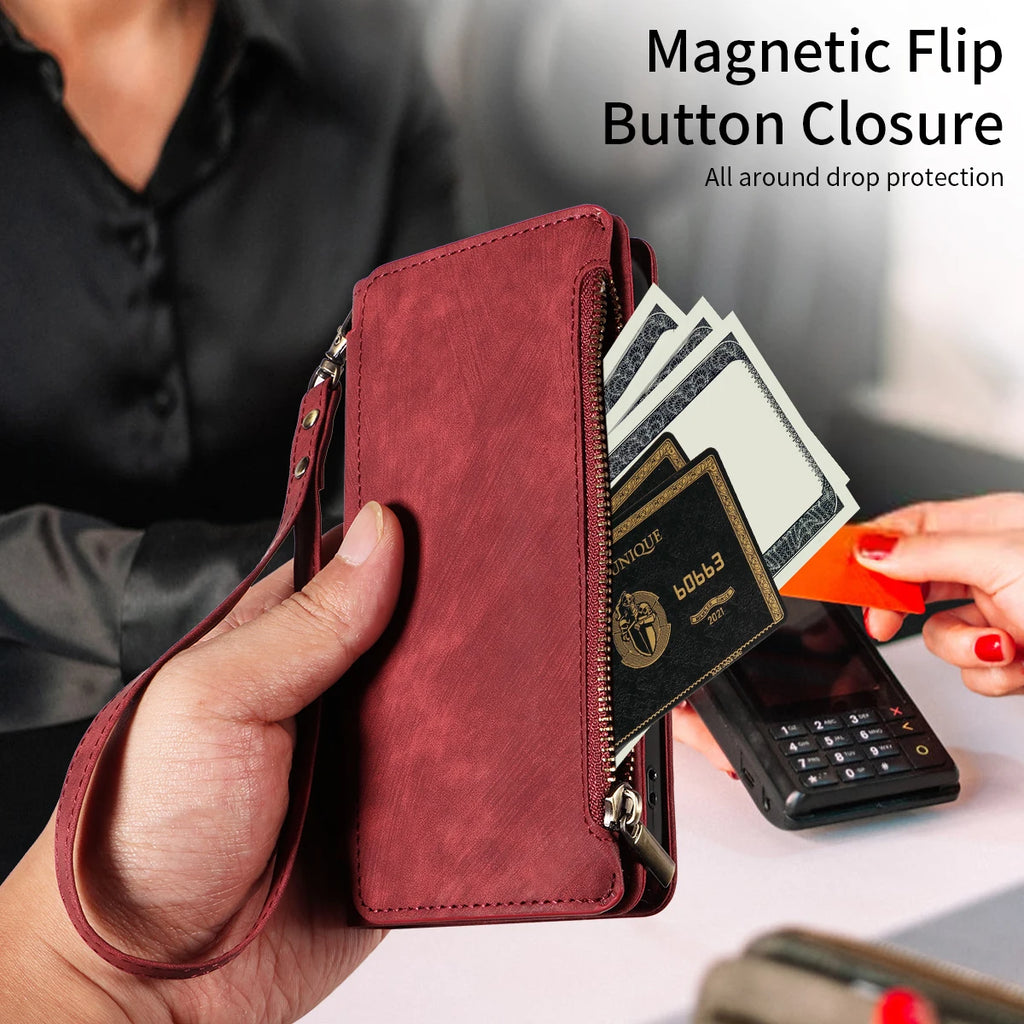 PU Leather Phone Case for IPhone 16promax 16e 15 14 13 mini 12mini 11promax plus 7 8plus XSMAX XR Flip Wallet Style Phone Cover