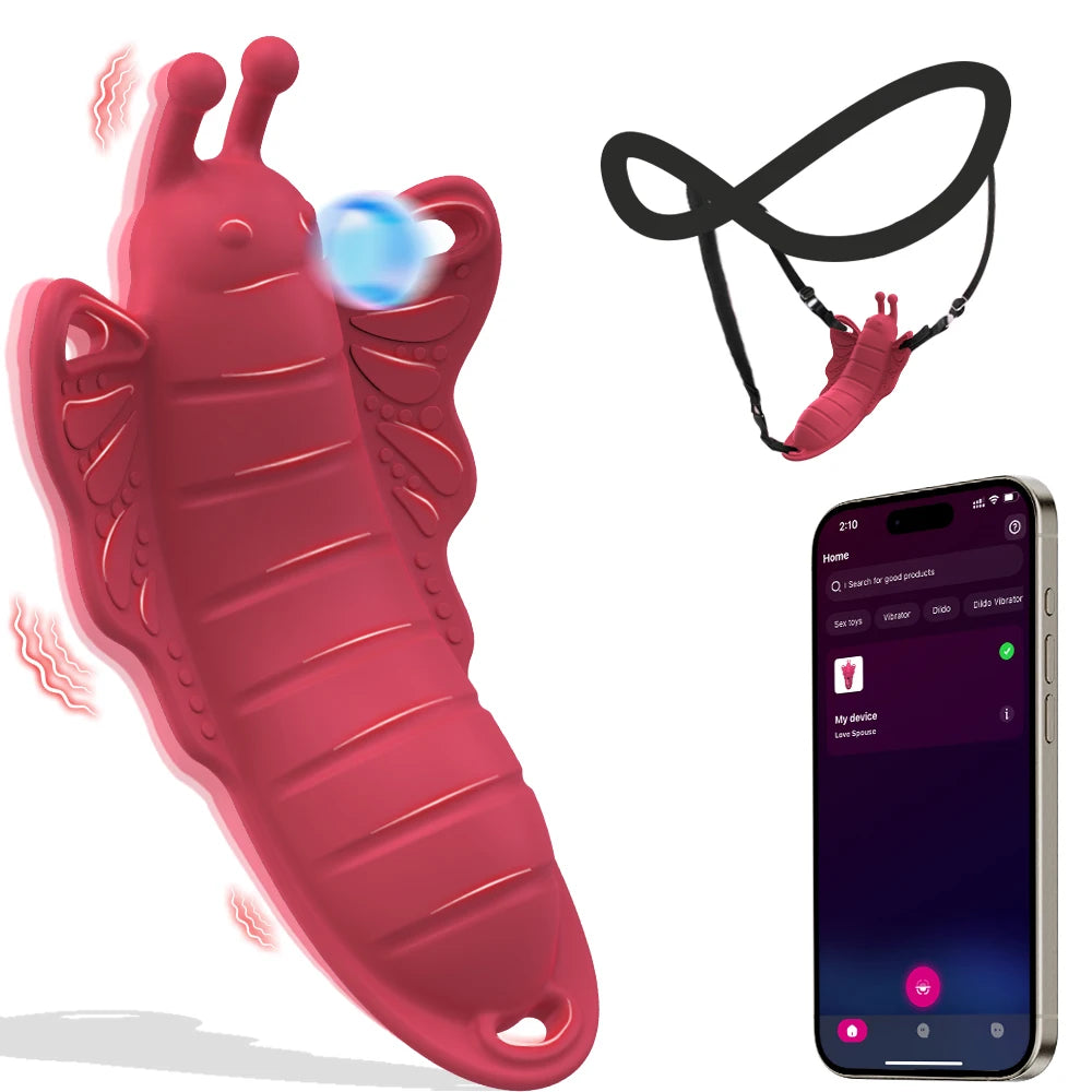 APP Control Wearable Panty Vibrator for Women Vibrating Penis Ring Clitoral Stimulator Female Sex Toy for Men Sexual Pleasure