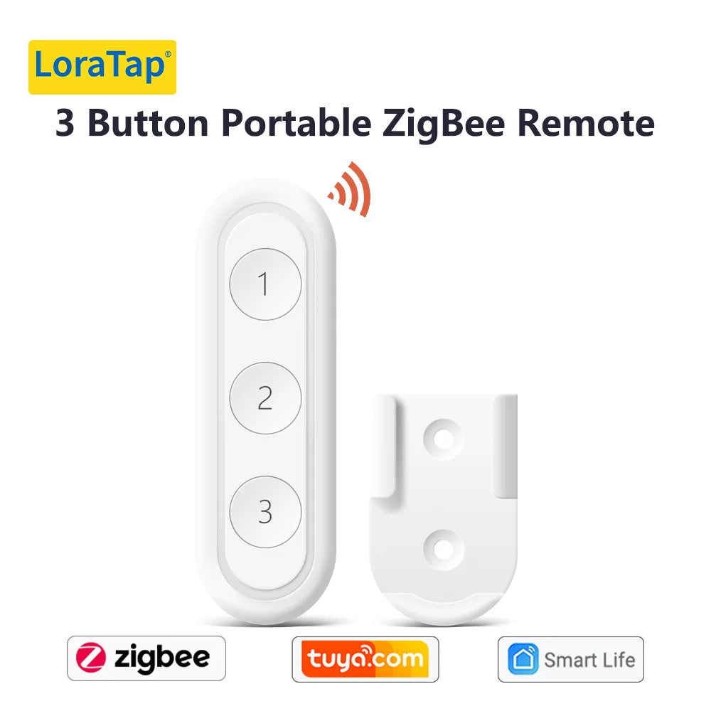 Tuya Smart Life ZigBee 3.0 Wireless Portable Pushbutton 1,2,3,4 Gang Remote Controller Scene Switch