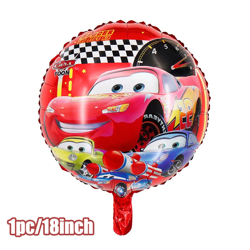 Disney Cars Birthday Decoration Cartoon Lightning Mcqueen Party Paper Plates Napkins Cups Balloon Event Supplies Baby Shower Kid