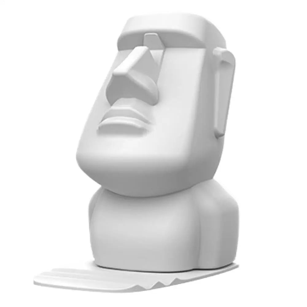 Creative Resin Moai Statue Figurines Ornament Glasses Stand Holder Easter Island Sunglasses Display Gift for Home Decoration