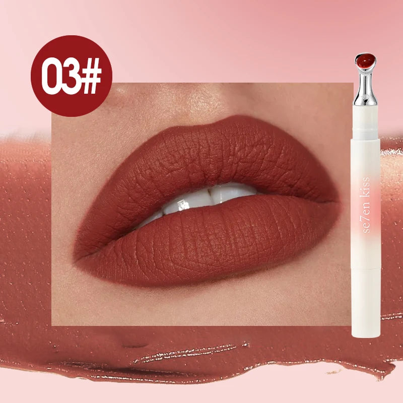 Velvet Soft Matte Lip Glaze Waterproof Long Lasting Moisturizing Non Transfer Lipstick Makeup Cosmetics Beauty Health