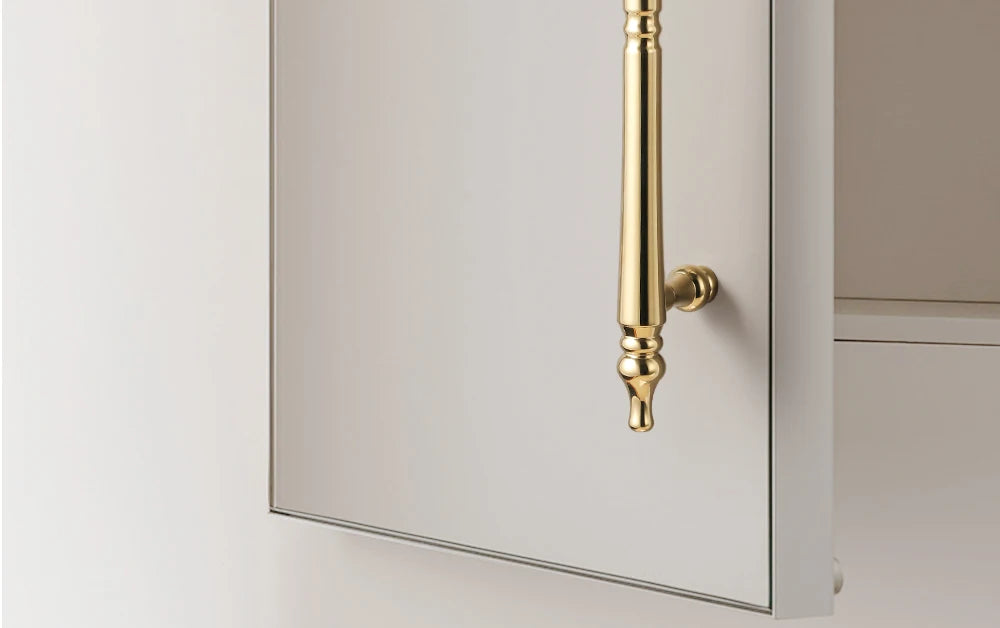 French luxury wardrobe cabinet door handle drawer cabinet Italian single hole creative design Golden European style handle