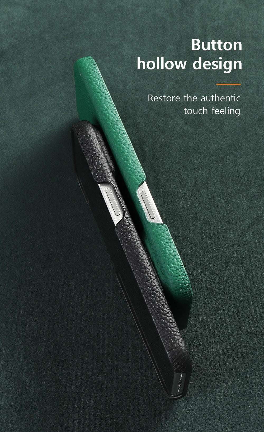 LANGSIDI Natural Cowhide Leather Magsafe Case for iPhone 16/15/Pro Max/Pro/Promax/15Pro/16Pro Luxury Magnetic Phone Back Cover