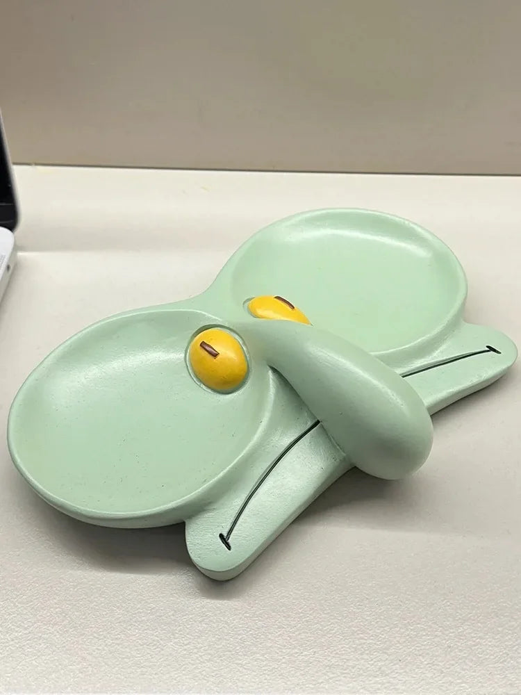 Desktop Cartoon Octopus Brother Glasses Holder Jewelry Box Storage Tray Decorative Items Creative and Cute Home Decoration