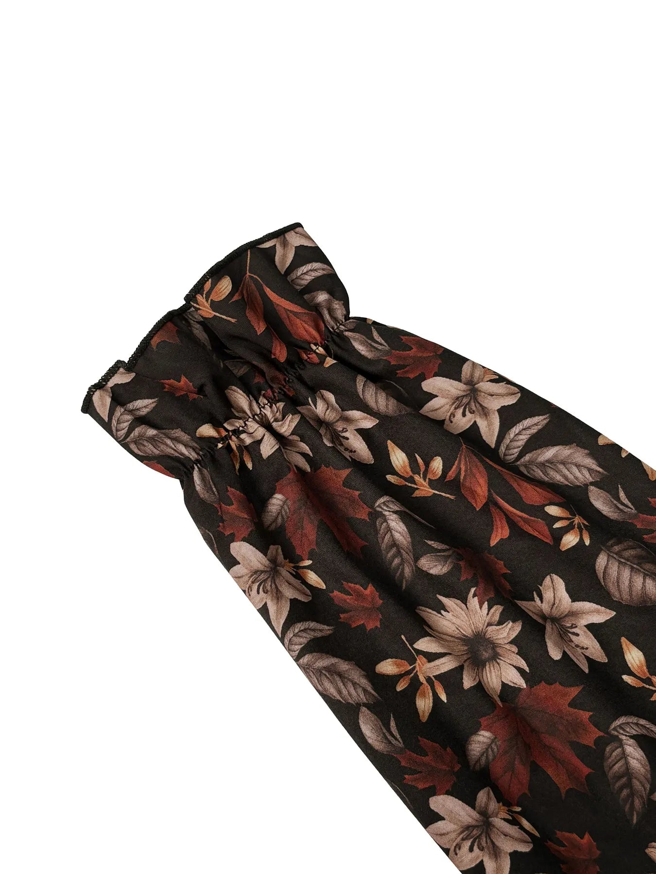 Women's Floral Print Tie Neck Flounce Sleeve Dress, Elegant Fashion Casual Dress for Daily Outdoor Wear, Women Dress for Spring