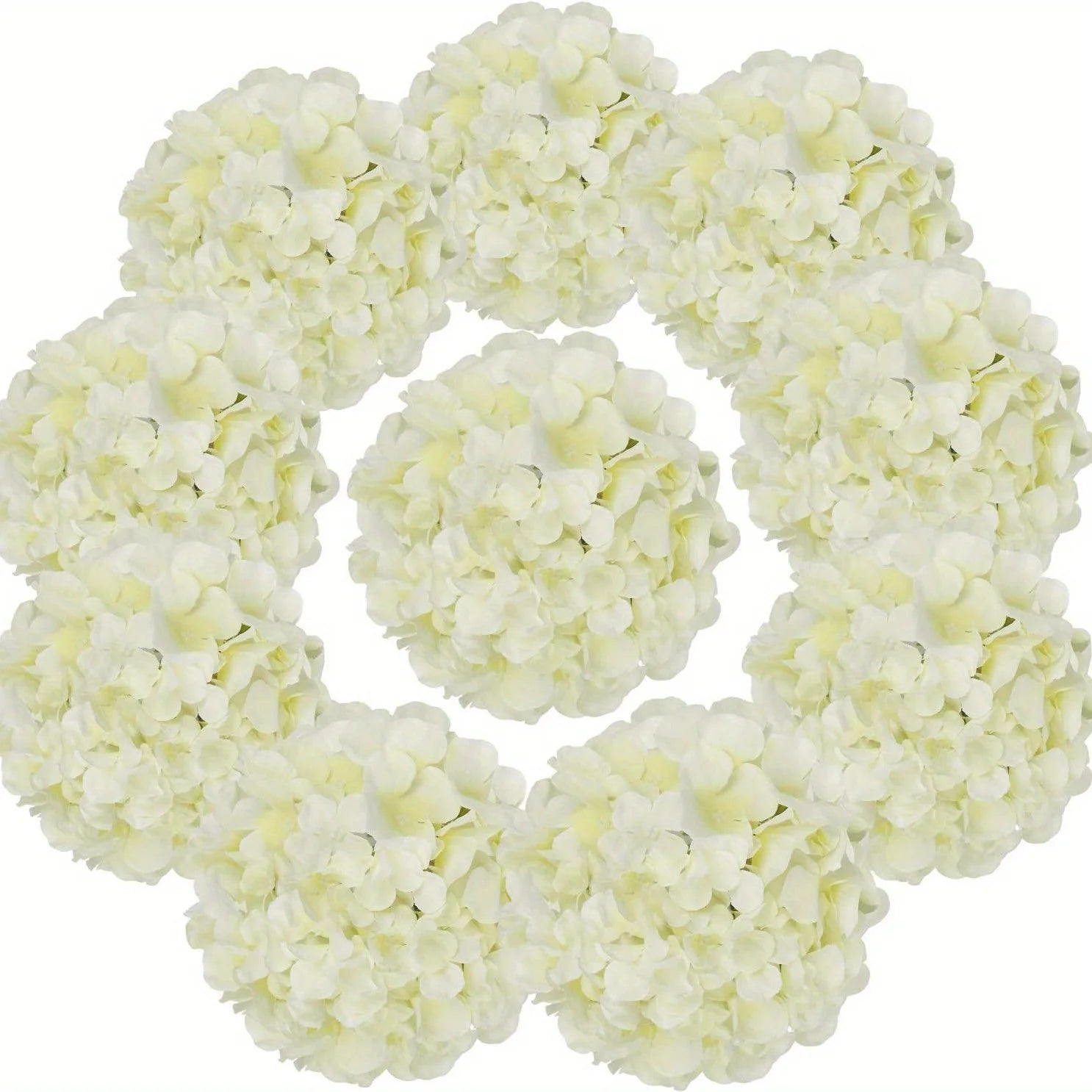 6PCS Artificial Hydrangea Flowers with Stem Fake Hydrangea Flower DIY Floral Wedding Centerpieces Home Party Table Decoration