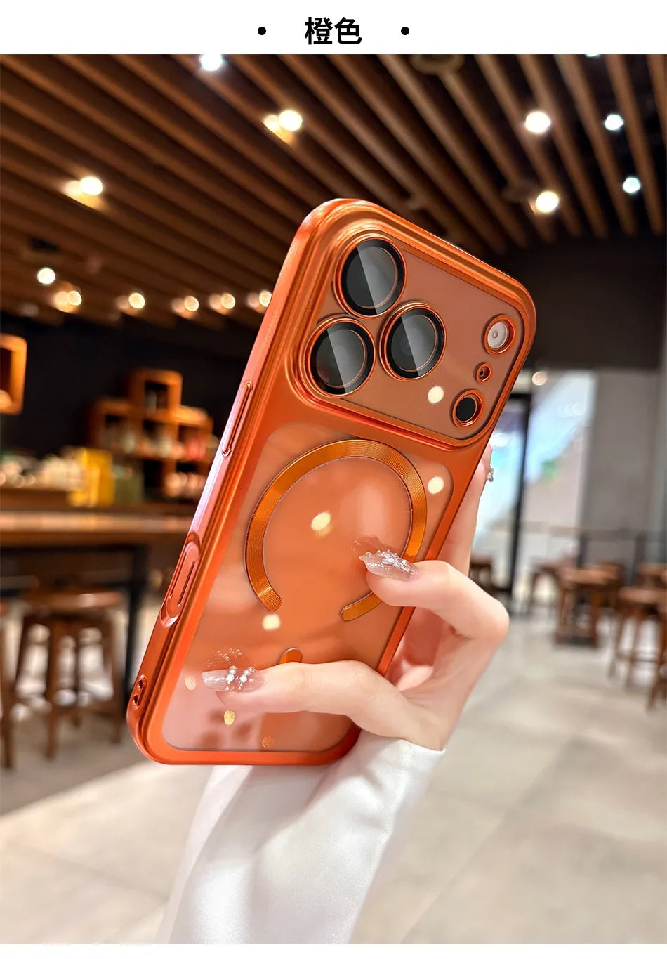 for iPhone17 Luxury Transparent Plating Magsafe Case for iPhone 17 Pro Max 17Pro Air Original Soft TPU Camera Protector Cover