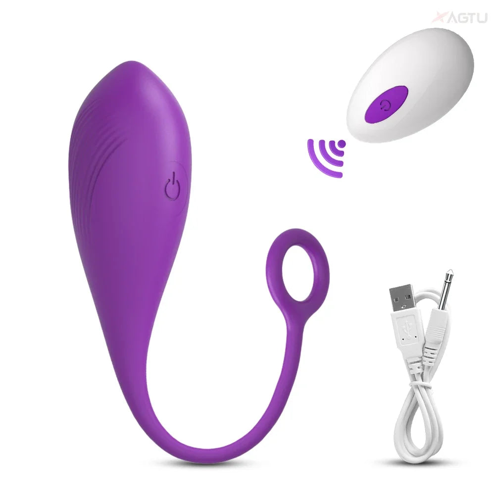 Women Vibrating Egg Vagina Vibrator Remote Control Wearable Panties Vibrator Female Masturbation Interaction Sex Toy for Couples