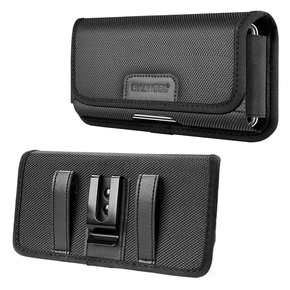 4.7-6.8inch Phone Nylon Pouch Multifunction Cell Phone Belt Clip Carrying Holster Case Waist Bag For iPhone,Samsung ,Smartphones