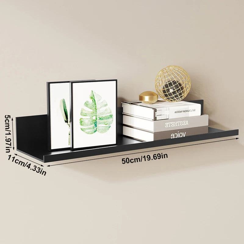 Floating Bathroom Shelves Without Drilling Storage Wall Rack Home Organizer Ledge Hardwares Cabinet Kitchen Toilet Accessories