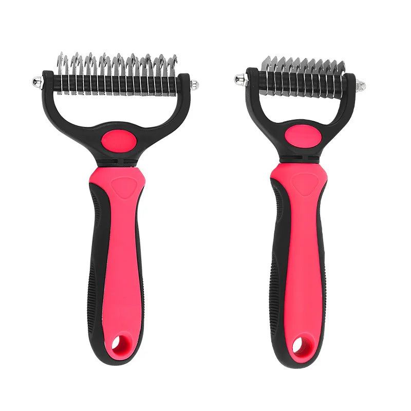 Stainless Pet Deshedding Brush Dog Hair Remover Pet Fur Knot Cutter Puppy Cat Comb Brushes Dogs Grooming Shedding Supplies
