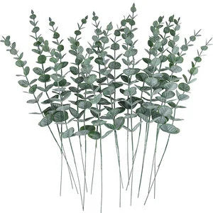 5/10pcs Eucalyptus Stems Artificial Eucalyptus Leaves for Home Room Flowers Bouquet Wedding Decoration Christmas Decortion