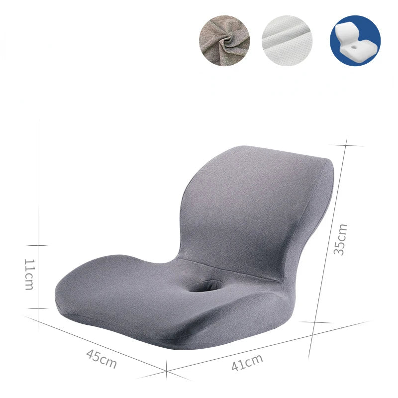 Memory Foam Seat Cushion Orthopedic Pillow Coccyx Office Chair Cushion Support Waist Back Pillow Car Seat Hip Pad Student Pad
