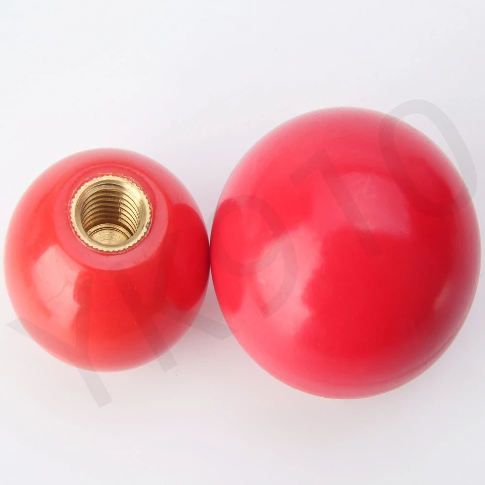 M4~M16 Black Red Bakelite Ball Lever Knobs Brass Screw Nut Grip Handles Of Furniture Or Machine Tool Replacement