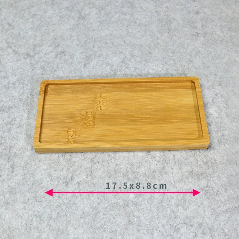 7Style Bamboo Cup Mat Geometry Shaped Tea Coffee Mug Drinks Holder Table Decor AntiFade Tabletop Protection Kitchen Home Coaster