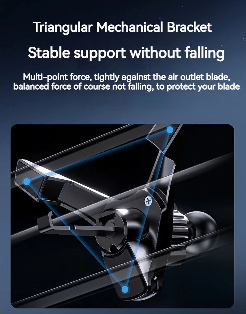 15W Universal Car Phone Wireless Charger Holder 90° Rotation Mount for Samsung Galaxy Fold 6 5 4 3 Z Flip S25 S24 Iphone 17 16