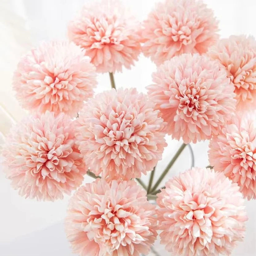 1/2Pcs Silk Artificial Flowers Hydrangea Chrysanthemum Home Decor Outdoor Garden Wall Wedding Bridal Bouquets Festival DIY Gifts