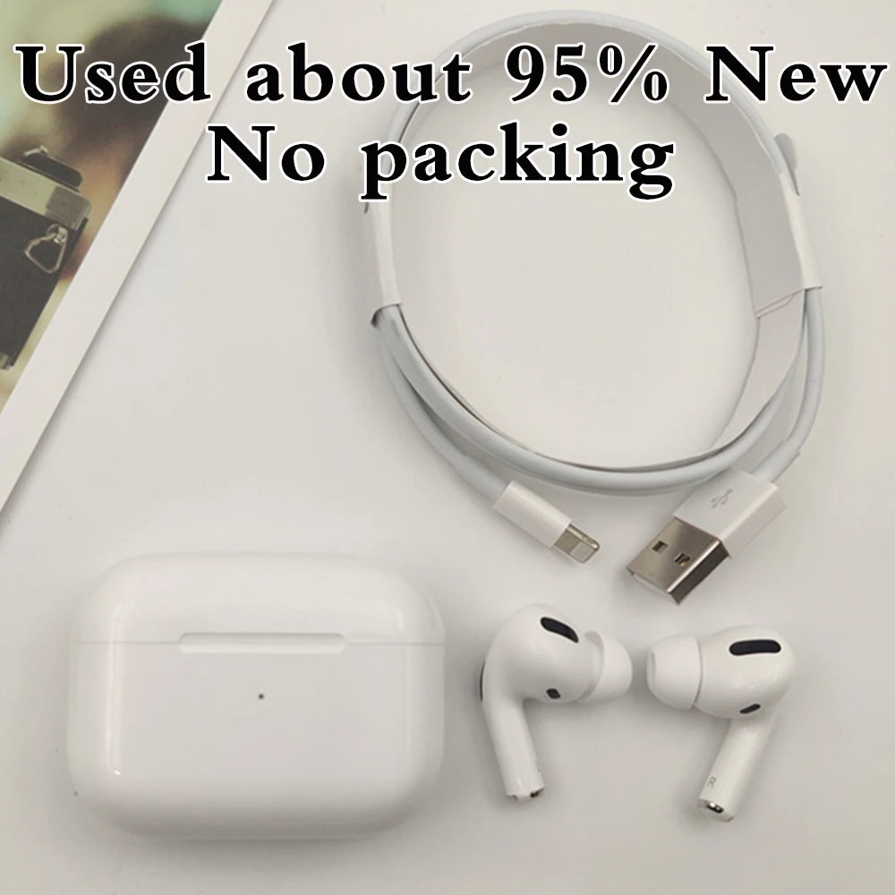 Original Airpods Apple Airpods Pro 2 3 Wireless Bluetooth Earbuds Active Noise Cancellation with Charging Case for IPhone iPad