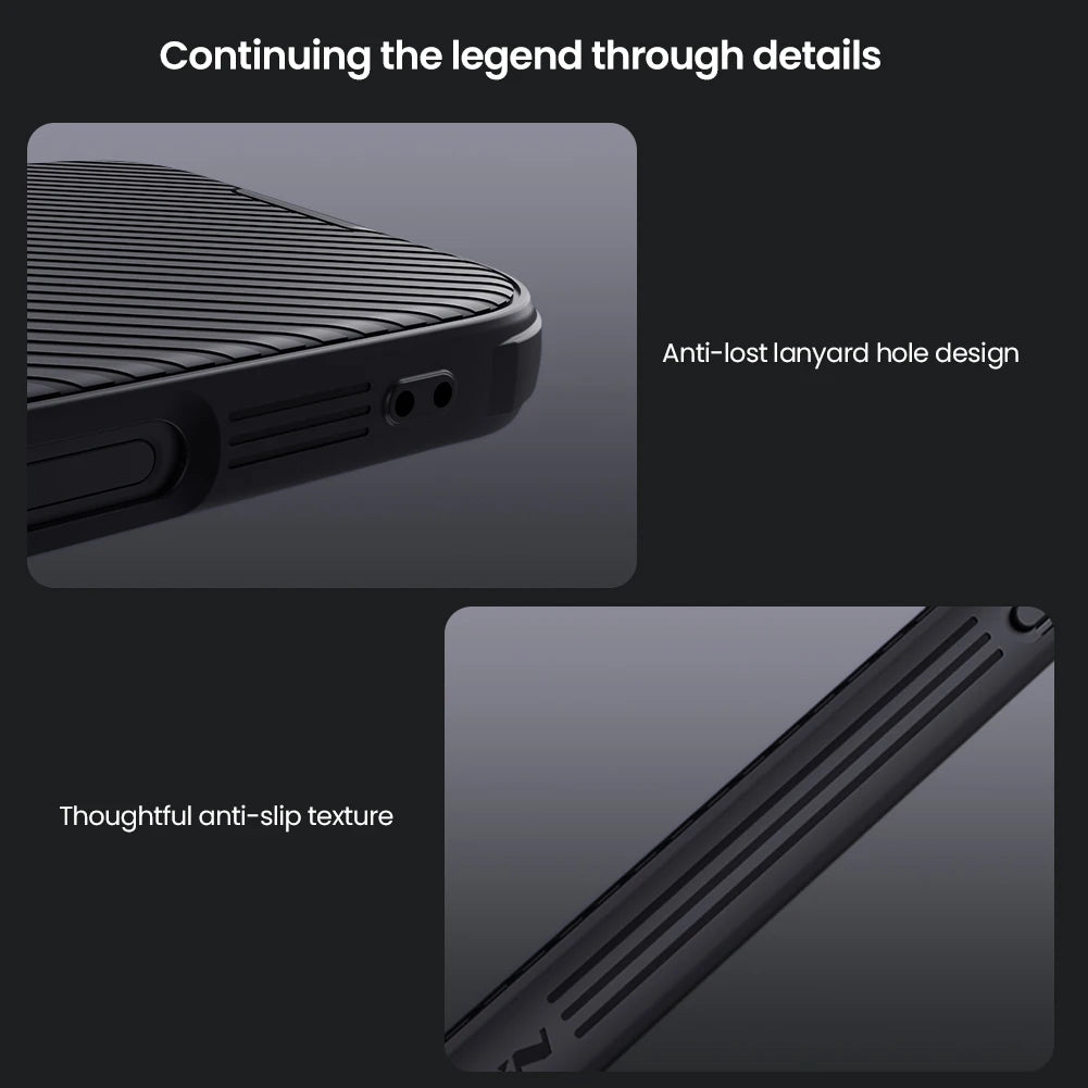 Nillkin Case for  iPhone 16 Pro Max / 16 Pro / 16 Plus / 16 CamShield Pro Phone Case, PC+TPU with Sliding Camera Cover