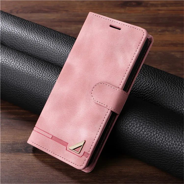 Business Leather Flip Phone Case For iPhone Air 17 16 Pro 15 14 Plus 13 Pro Max 11 12 XR X XS Max Luxury Wallet Bracket Cover