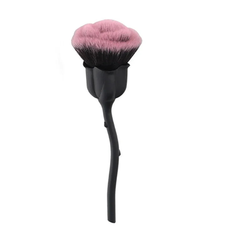 Flower Rose Nail Art Brush Remove Nail Dust Brushes Acrylic UV Gel Polish Powder Cleaning Tool Beauty Makeup Brushes
