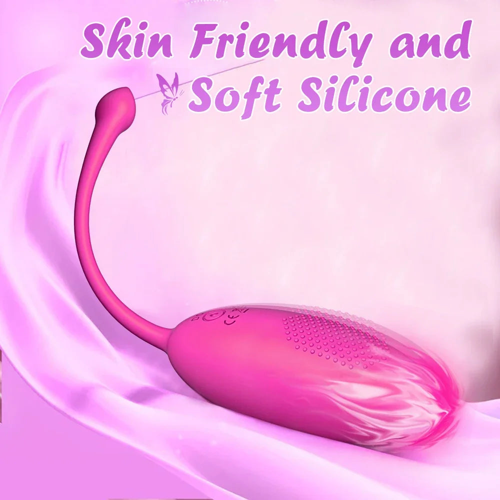 Women Vibrating Egg Vagina Vibrator Remote Control Wearable Panties Vibrator Female Masturbation Interaction Sex Toy for Couples