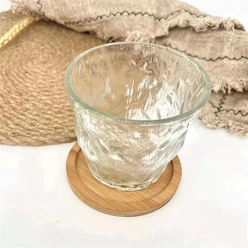 7Style Bamboo Cup Mat Geometry Shaped Tea Coffee Mug Drinks Holder Table Decor AntiFade Tabletop Protection Kitchen Home Coaster