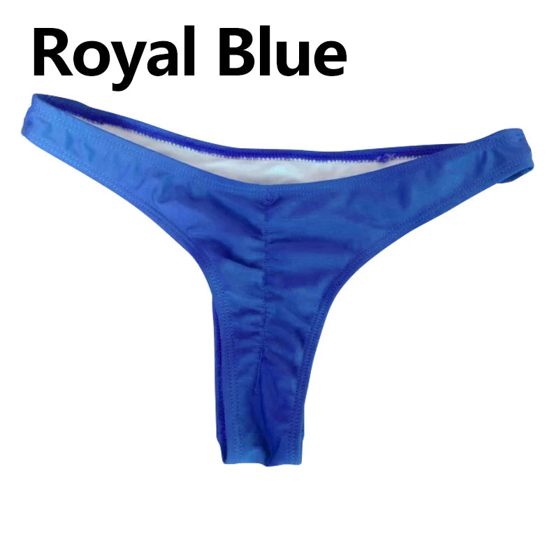 Fashion Ladies Thong Panties Solid Color Women Underwear G-string Swimwear Briefs Summer Women Sexу Bikini Bottom Beachwear