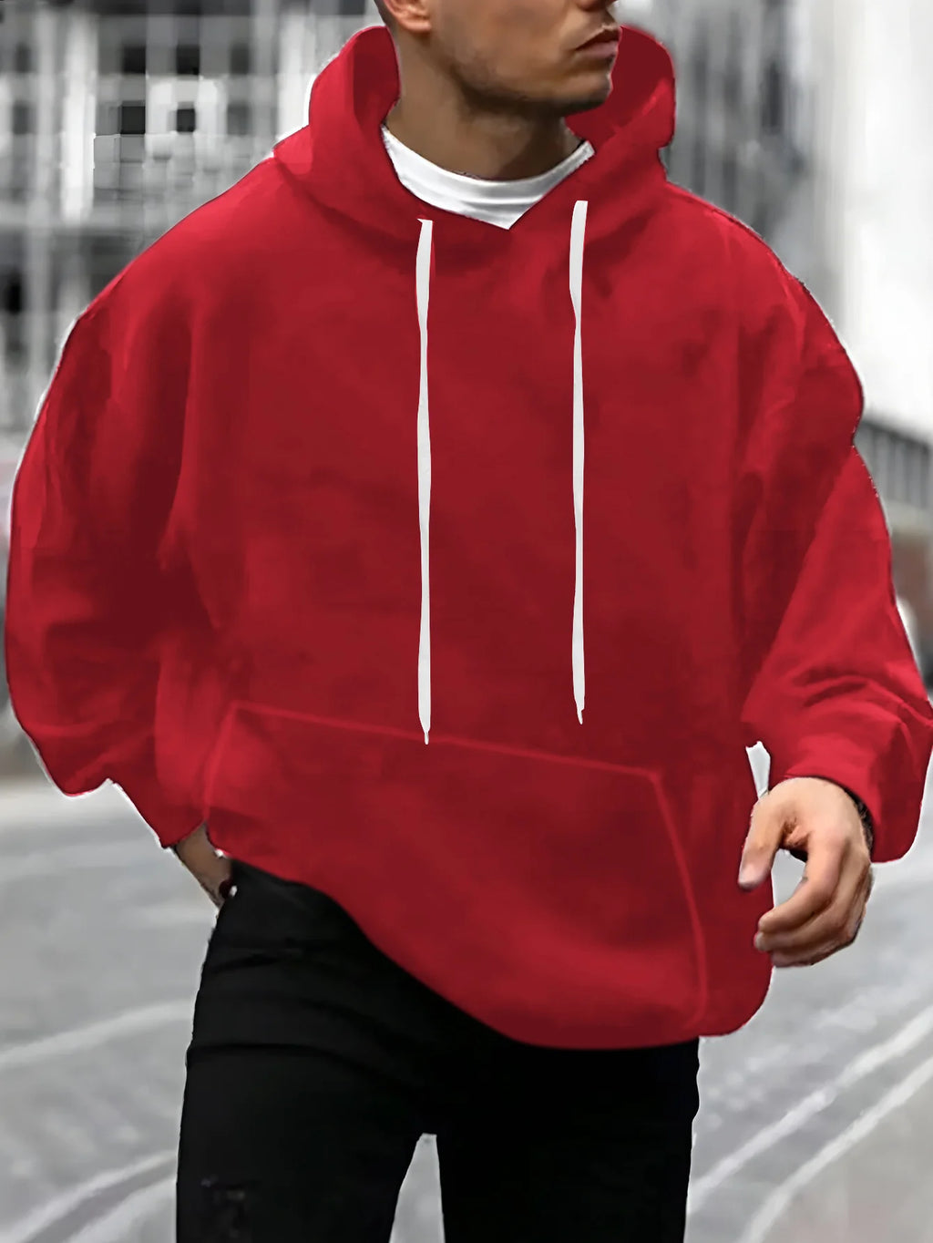 BETTER DAYS fashionable print MenS casual And Cozy Hoodies Trendy Long Sleeve Hooded Sweatshirt Casual versatile Top For Autumn