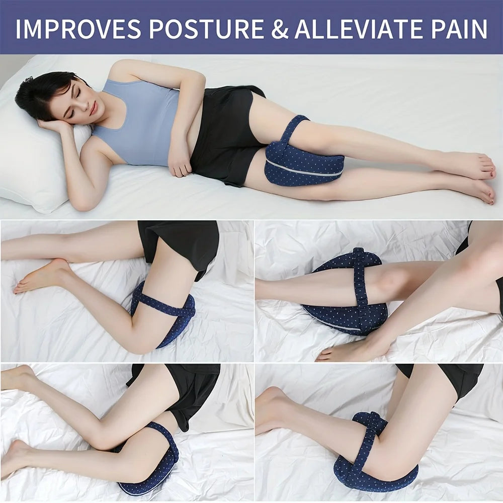 Memory Foam Leg Knee Foam Support Pillow Side Sleeper Sciatica Orthopedic Sciatica Back Hip Relief Pillow For Bed Sofa