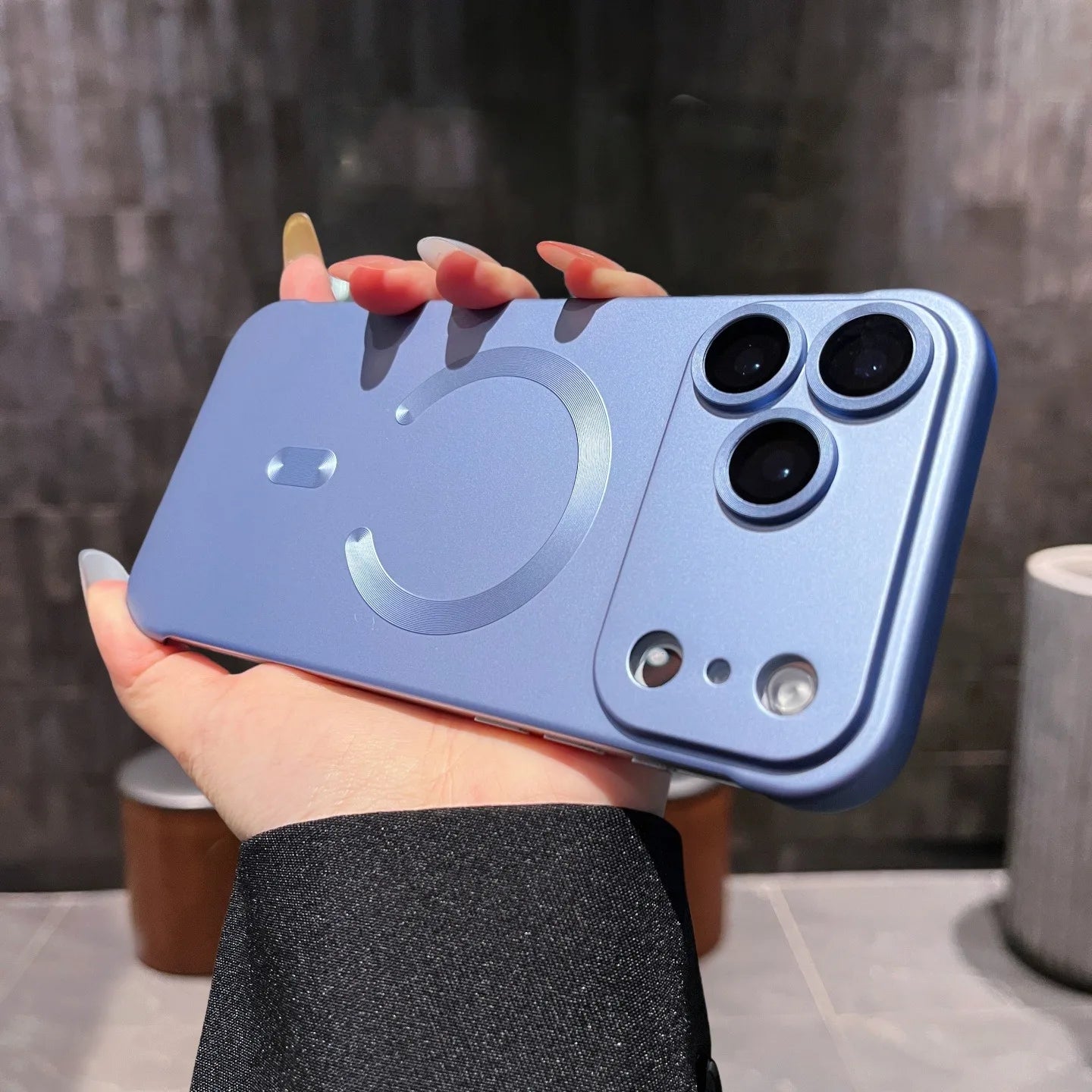 Ultra Thin PC Magsafe Case for iPhone 17 11 12 13 14 15 16 Pro Max Plus iPhone Air Frameless Shockproof Camera Protector Cover