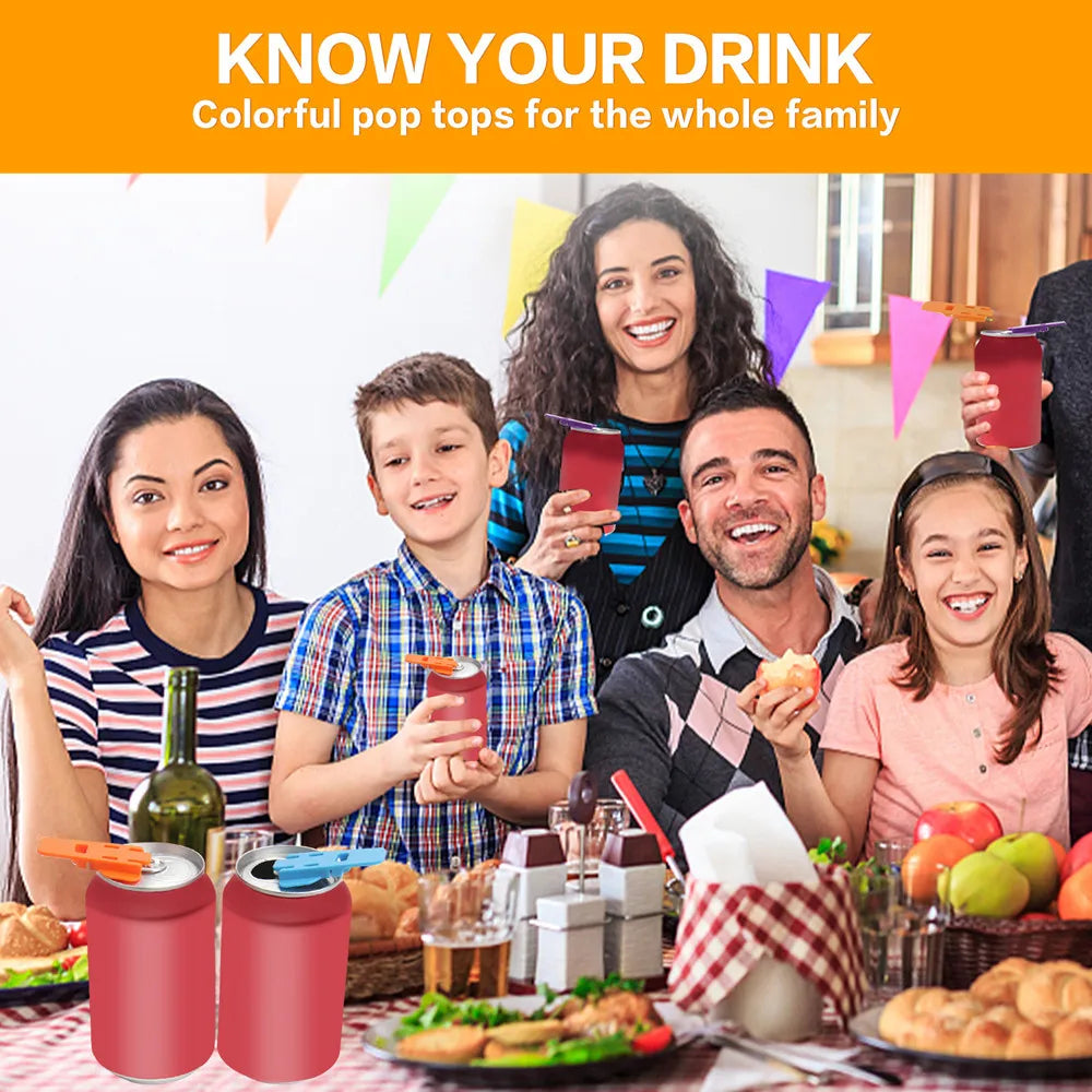 Simple Portable Bottle Opener Reusable Easy Can Opener Sealed Drink Beer Cola Opener Lid Remover Kitchen Supplies Camping Tools