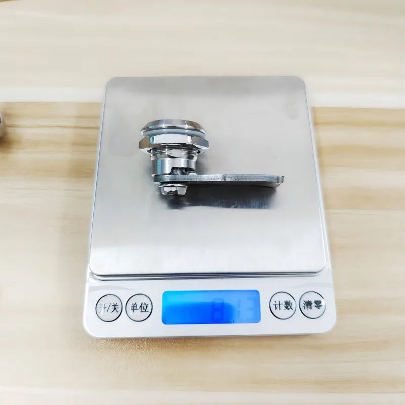 1 Set Stainless Steel 18mm Tool Lock Cam Cylinder Lock For Industrial Cabinet Cam Lock 18mm Electric Cabinet Lock Keys