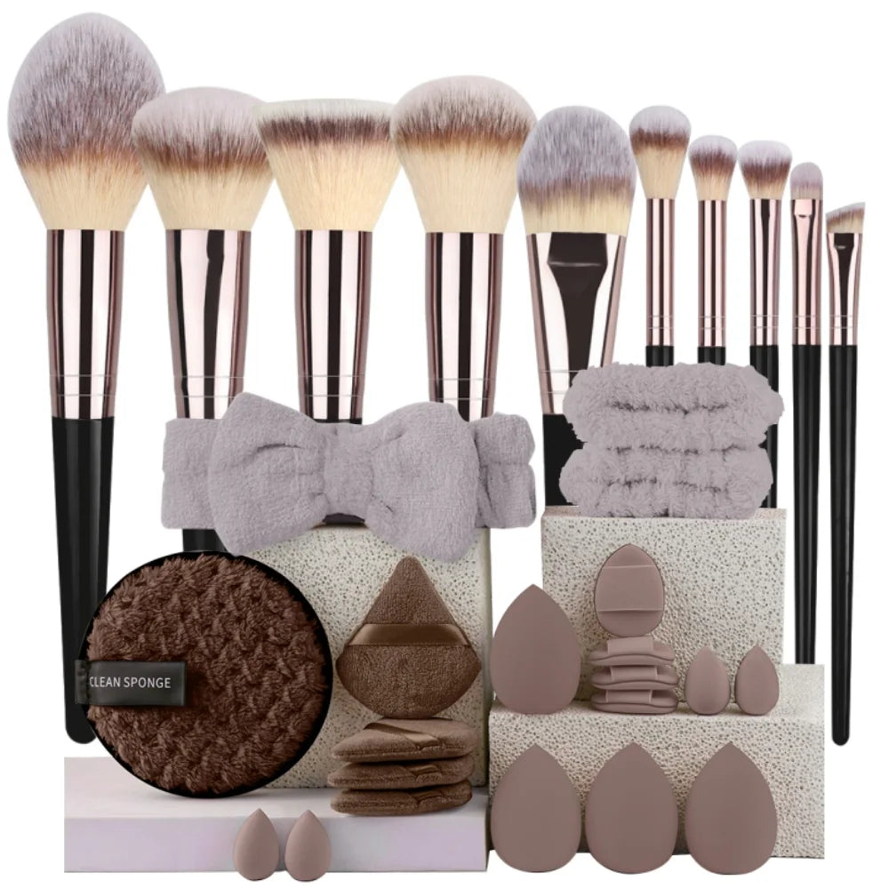 Makeup Brushes Set Professional Beauty Foundation Concealer Powder Eyeshadow Blush Brush Kabuki Blending Cosmetic Beauty Tool