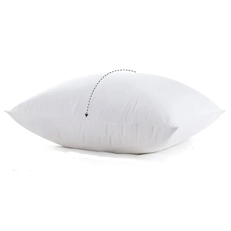 4 or 2 pcs Set Cushion Core Comfort Bedding 18x18 Inch Throw Pillow White Soft Decorative Pillows for Sofa Bed Couch Wholesale