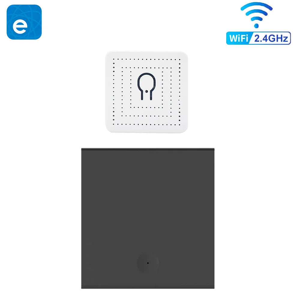 QIACHIP 2.4G 86 Type Wireless Wall Panel Transmitter And WiFi Smart Switch Receiver For AC 110V 220V Light Control Voice Control