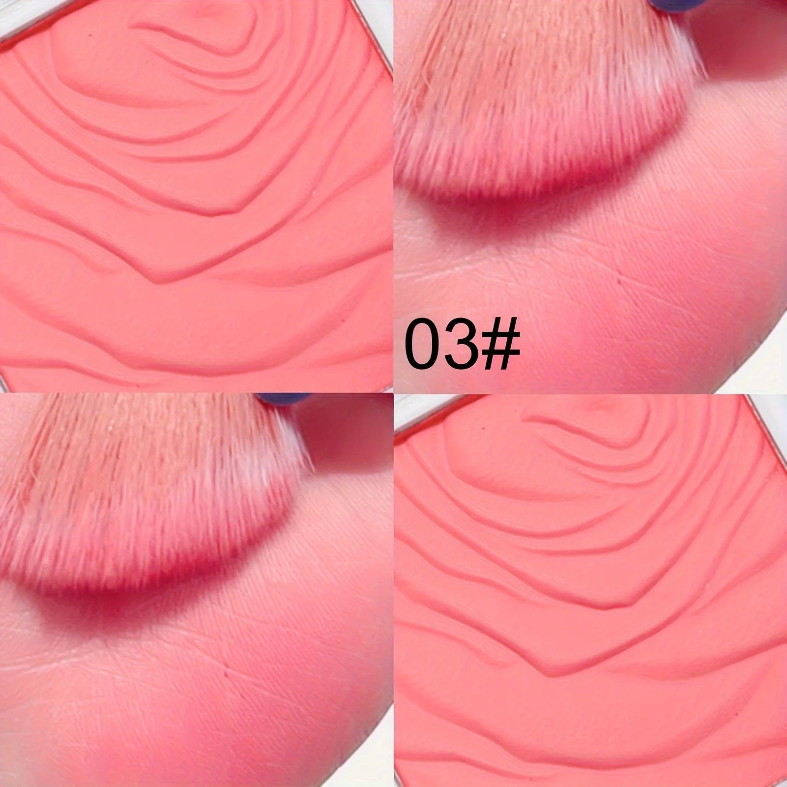 Monochrome Blush Eyeshadow Powder Smooth Texture High Pigmented Long-lasting And Smudge-proof Rouge Natural Radiant Makeup