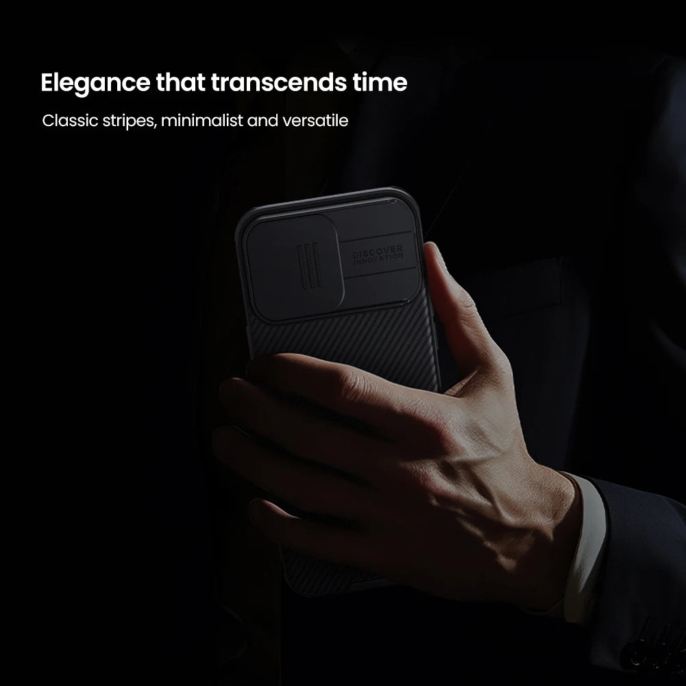 Nillkin Case for  iPhone 16 Pro Max / 16 Pro / 16 Plus / 16 CamShield Pro Phone Case, PC+TPU with Sliding Camera Cover