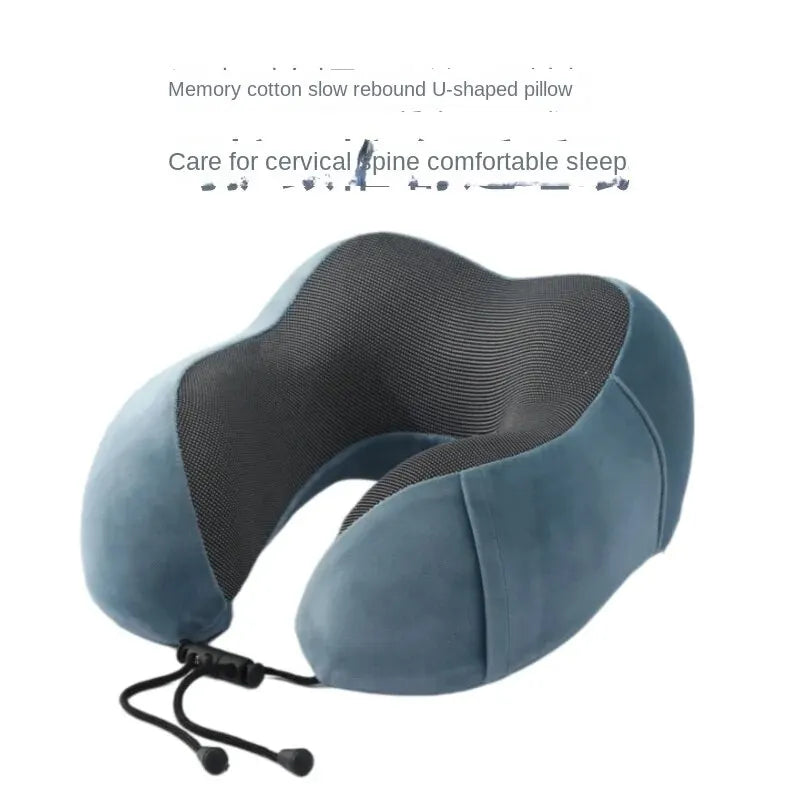 Soft Travel Pillow U Shaped Travel Healthcare Memory Foam Neck Cervical Airplane Pillow Neck Cushion
