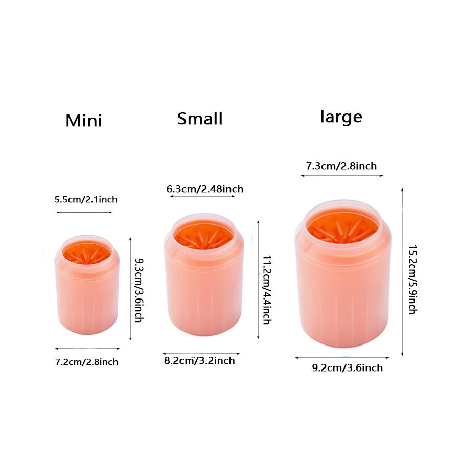 1 pet foot wash cup easily solves the problem of cleaning dogs' feet