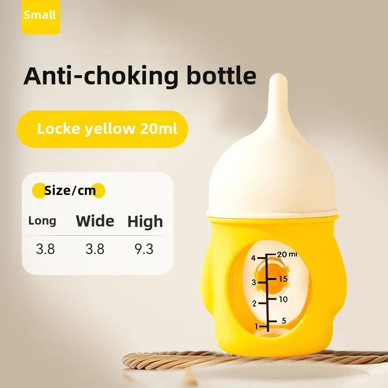 New pet milk bottle cat dog bionic anti-choking newborn puppy cat silicone bottle drinking milk see scale