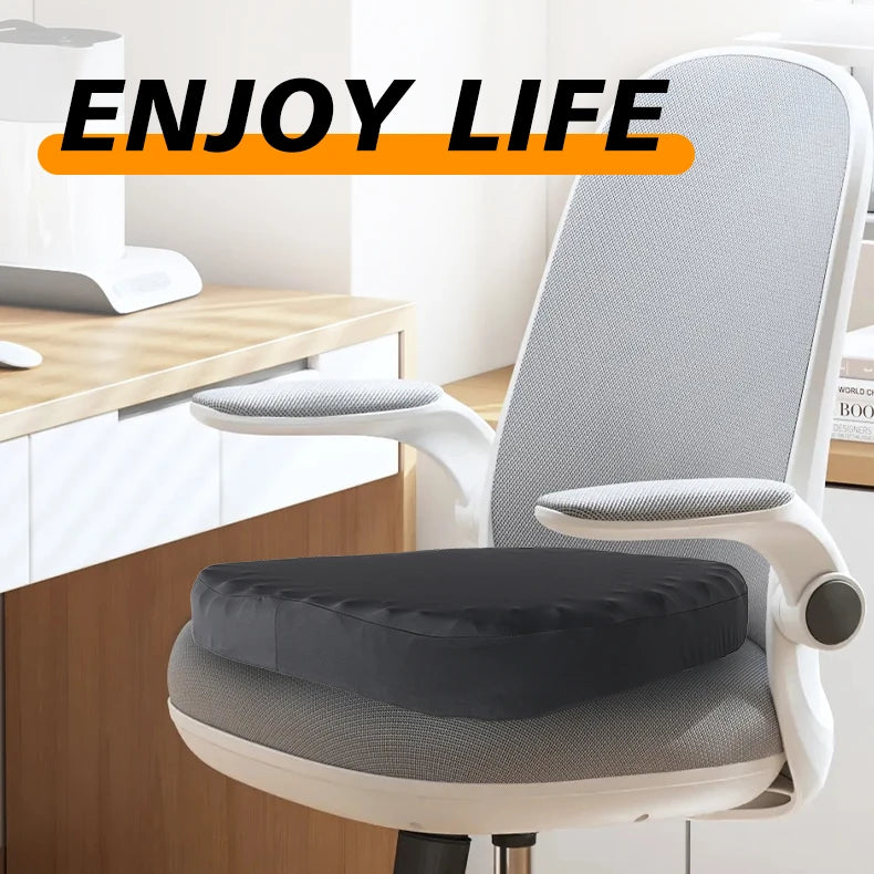 Summer Cool Seat Cushion Breathable Cool-feeling Fabric Butt Pad Car Seat Soft Office Home Stool Butt Cooling Pad